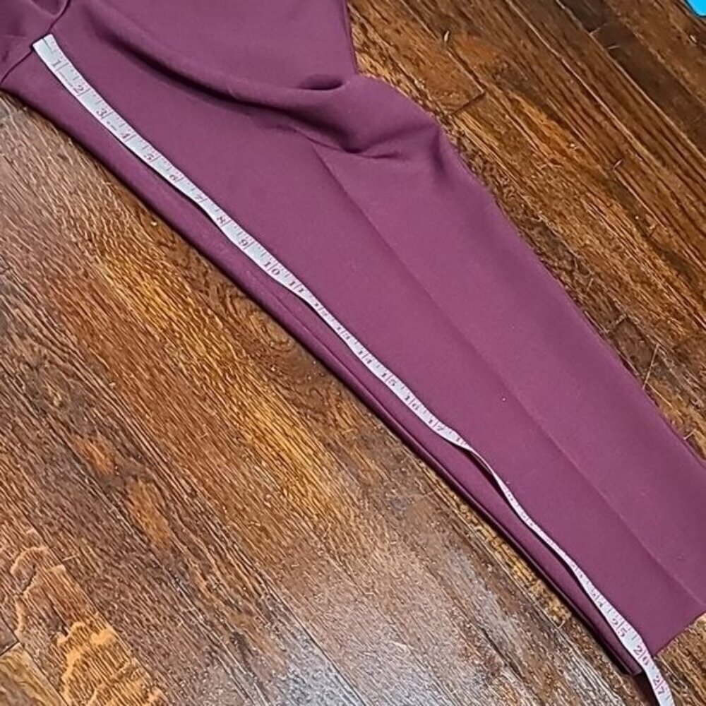 Vintage 90s Straight Leg HIgh Waist Pull On Pants Medium - Picture 10 of 12